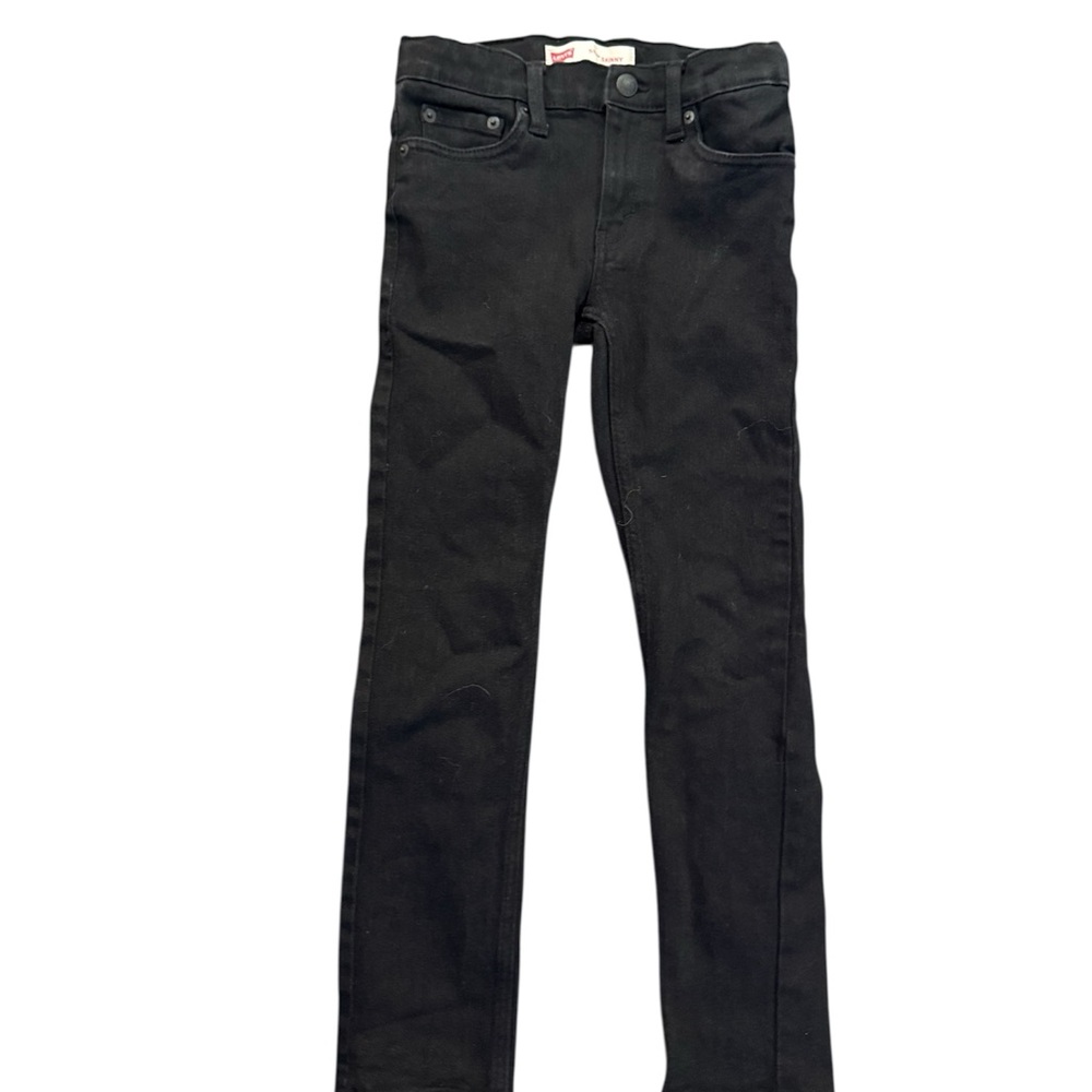 Levi’s boys 510 skinny black jeans size 8 Reg. W24 x L22